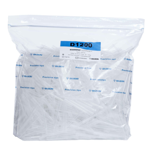 Vârfuri PIPETMAN DIAMOND, D1200 ECOPACK, 50-1200 µL, 10.000 vârfuri