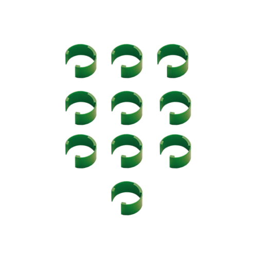 COLORIS Clips, verde (pachet de 10)