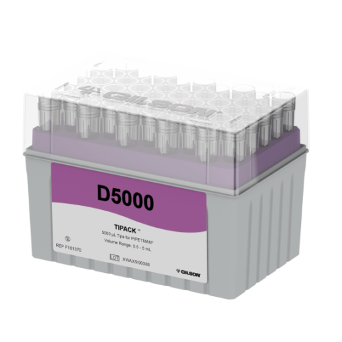 Vârfuri PIPETMAN DIAMOND D5000 TIPACK, 0,5-5 mL, 600 vârfuri