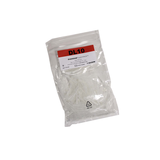 PIPETMAN DIAMOND Tips DL10 EASYPACK, 0,1-20 µL, 5 pungi de 200 vârfuri