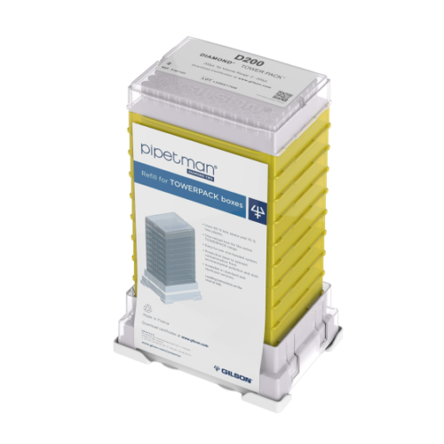 Vârfuri PIPETMAN DIAMOND D200 TOWERPACK, 2-200 µL, 960 vârfuri