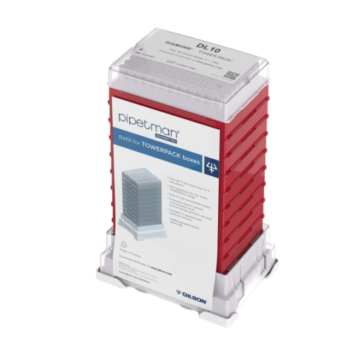 PIPETMAN DIAMOND Tips DL10 TOWERPACK, 0,1-20 µL, 960 vârfuri