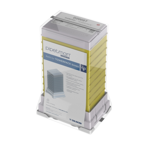 PIPETMAN DIAMOND Tips D200ST TOWERPACK, 2-200 µL, 960 vârfuri sterilizate