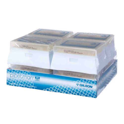 PIPETMAN EXPERT Tips E200 TIPACK, 1-200 µL, Cutie, 3072 vârfuri