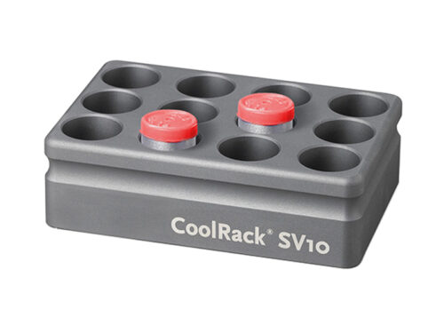 Suport pentru tuburi termoconductiv CoolRack™ SV10 pentru 12 x 10ml fiole injectabile de terapie celulară