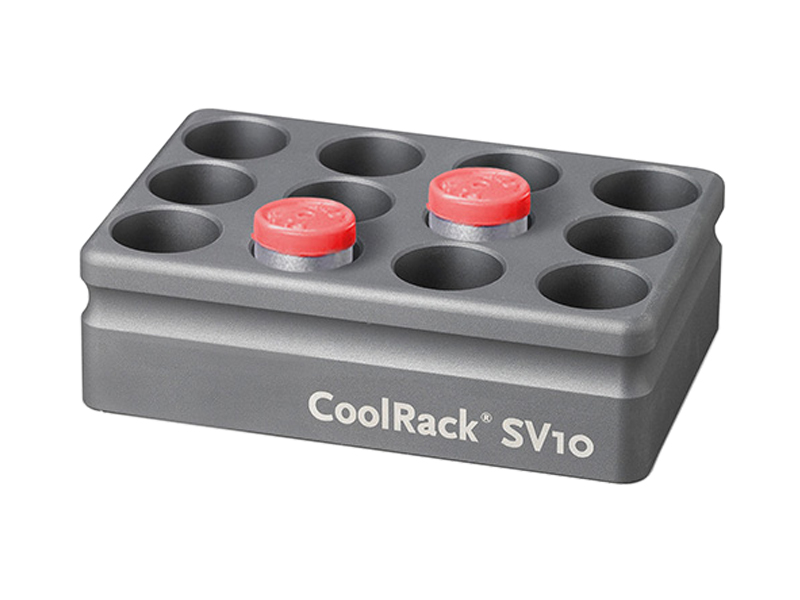 Suport pentru tuburi termoconductiv CoolRack™ SV10 pentru 12 x 10ml fiole injectabile de terapie celulară