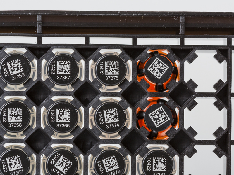 0.9ml Dual-coded Tube, 96-format, External Thread - Image 1