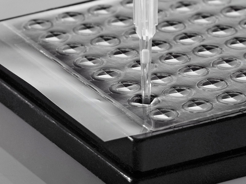 Pierceable Film Strong Adhesive, 96 Cross-Cut Windows