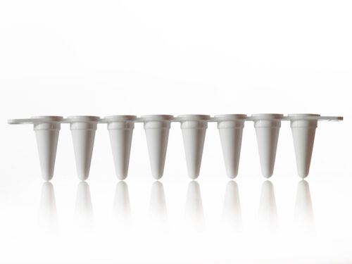 Bandă cu 8 tuburi PCR detașabile