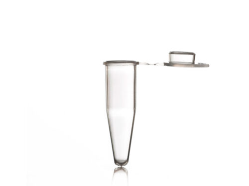 Tub PCR individual, cu capace atașate