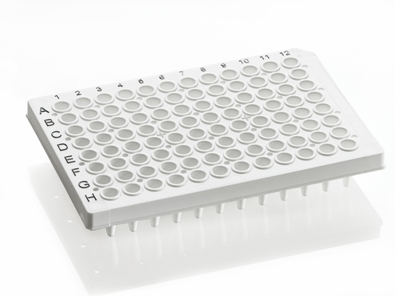 Placă PCR cu 96 de godeuri, cu margine semi-înaltă - imagine 1