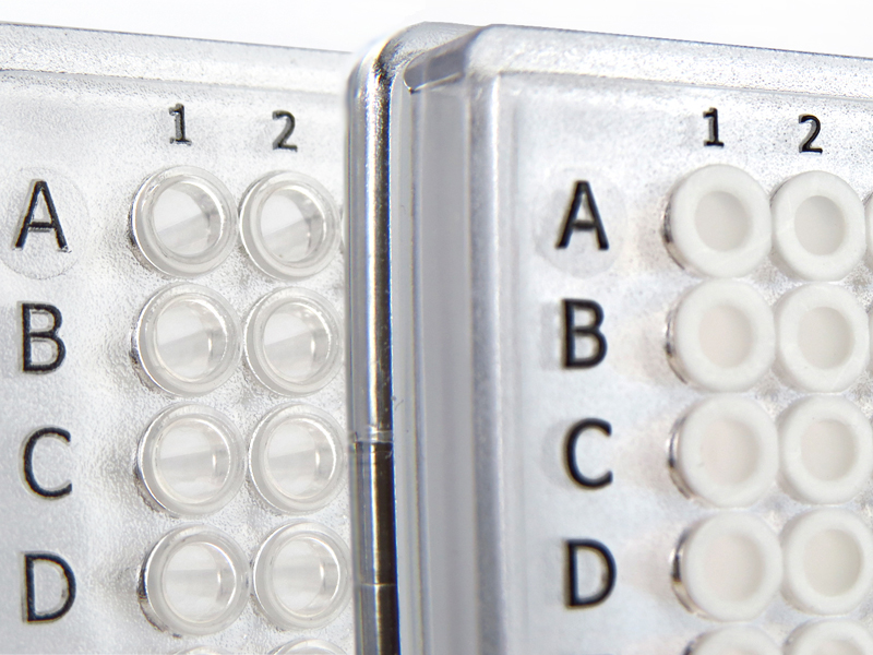 Placă PCR cu fustă FrameStar® 384 de godeuri, stil Roche - imagine 1