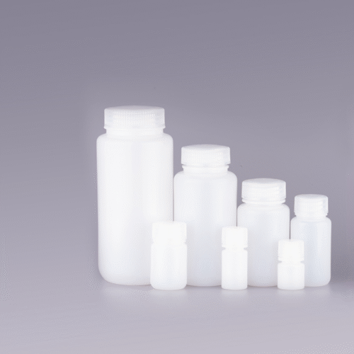 Sticle rotunde albe de depozitare 250ml