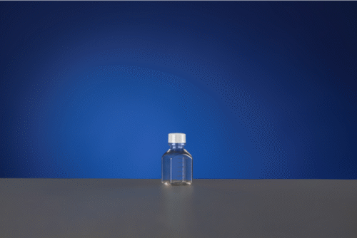 Sticlă de depozitare pătrată Petg de 60 ml