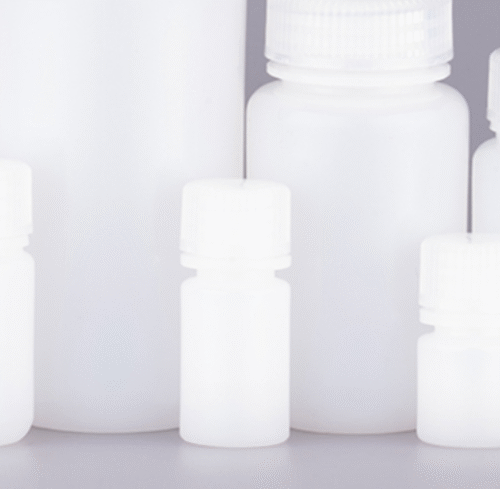 Sticle de depozitare rotunde albe de 15 ml