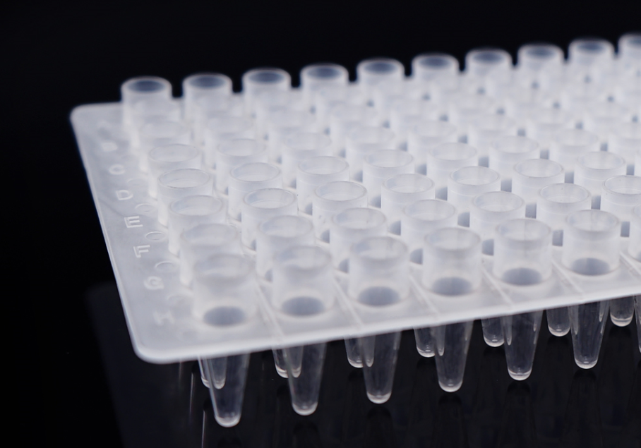 Plăci PCR cu 96 de godeuri, 0,2 ml, fără margine, cu godeuri ridicate - imagine 1