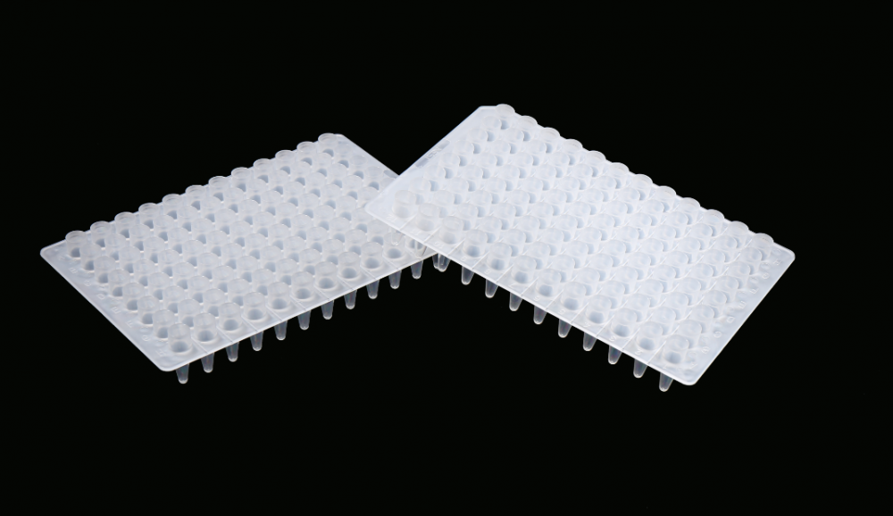 Plăci PCR cu 96 de godeuri, 0,2 ml, fără margine, cu godeuri ridicate - imagine 3